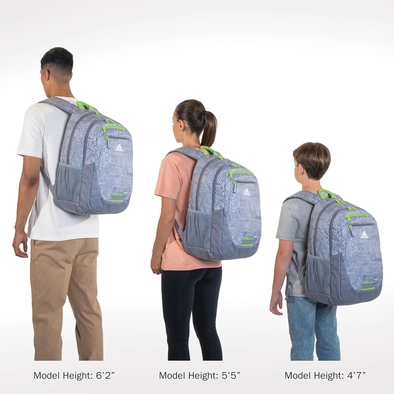 adidas Foundation Laptop, Book Bag with Sleeve, Large Durable Athletic Backpack for Men and Women, Hall Pass Semi Flash Aqua/Pink Spark, One Size
