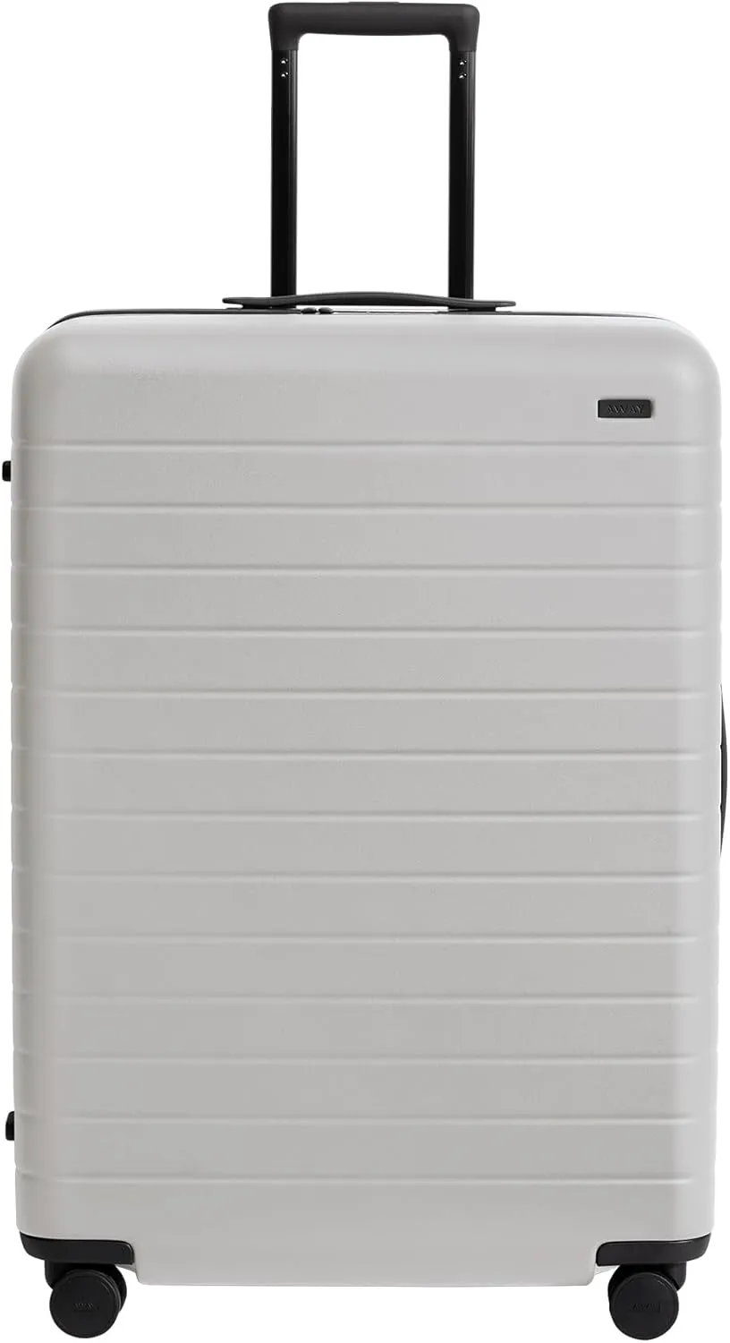 Away Large Checked Luggage, 29 Inch Hardside Suitcase with Spinner Wheels, Lightweight & Durable, TSA Lock, Cloud Gray