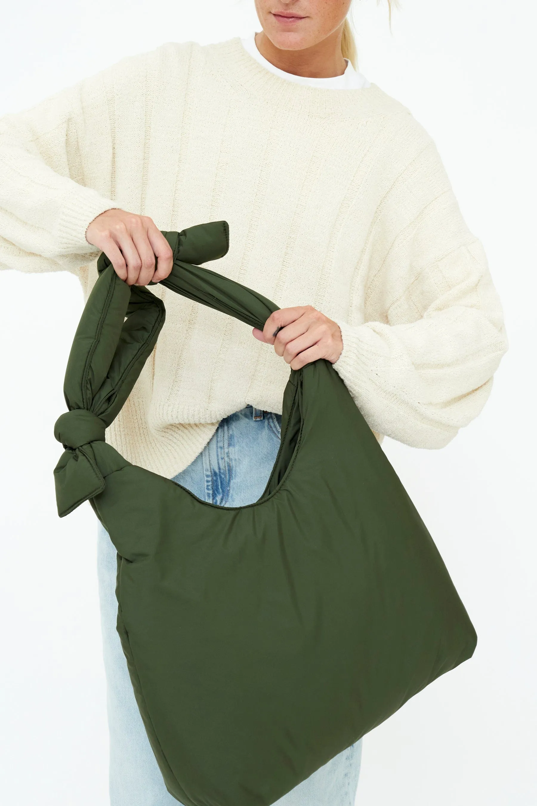 Biwa Puffy Bag Green