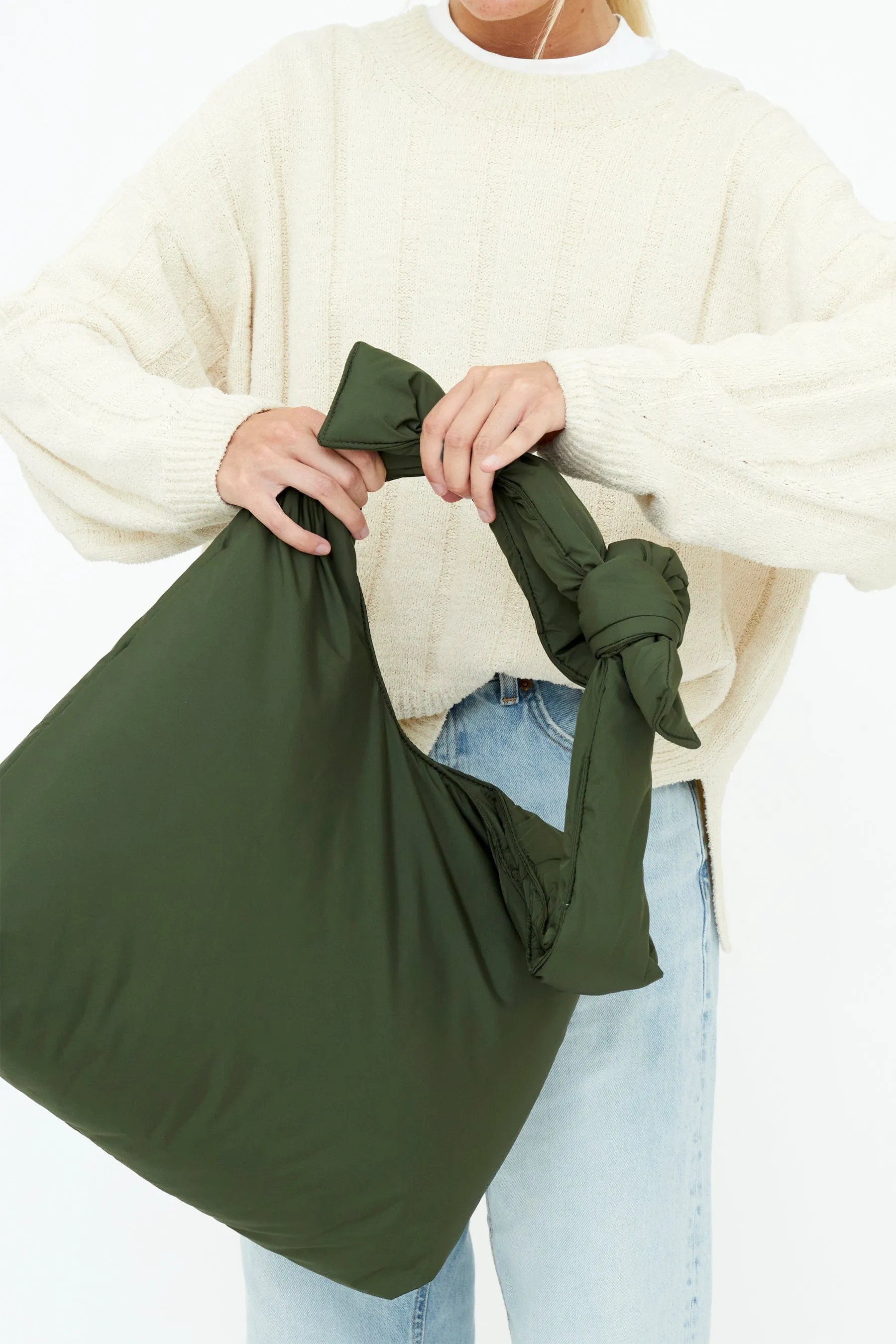 Biwa Puffy Bag Green