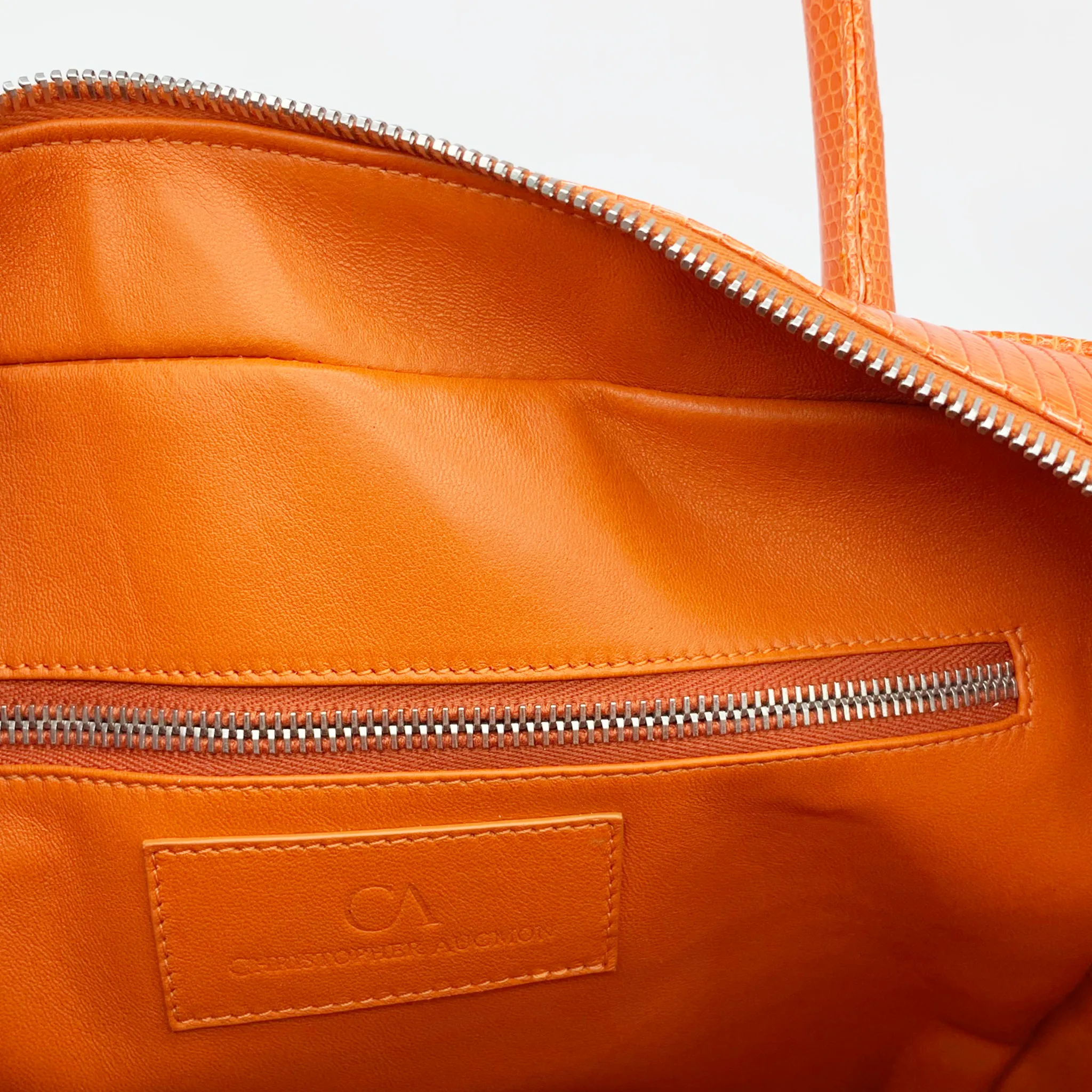CA Stacie Custom Mandarin Lizard Handbag