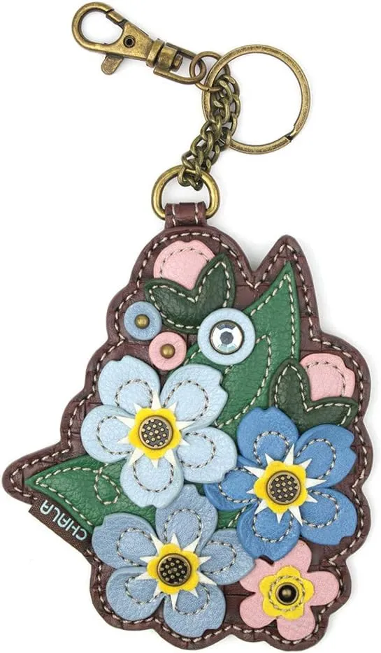 Chala Handbags Patchwork Crossbody Canvas Messenger Bags with Faux Leather Animal Coin Purse