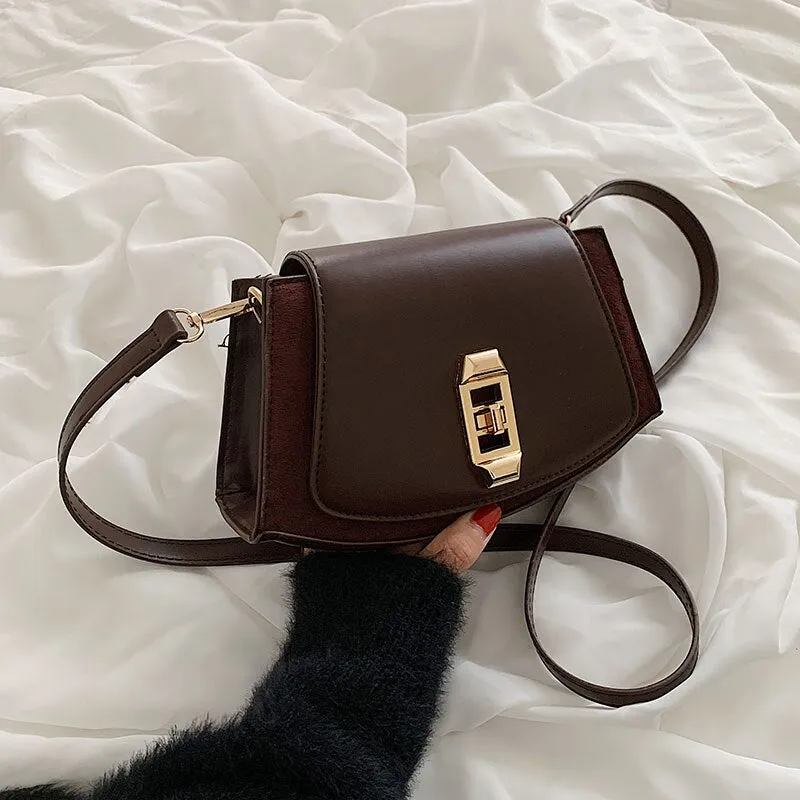 Christmas Gift Autumn/winter Hot-selling Houndstooth Bag 2021 New Female Bag French Niche Design Messenger Bag Premium Shoulder Bag