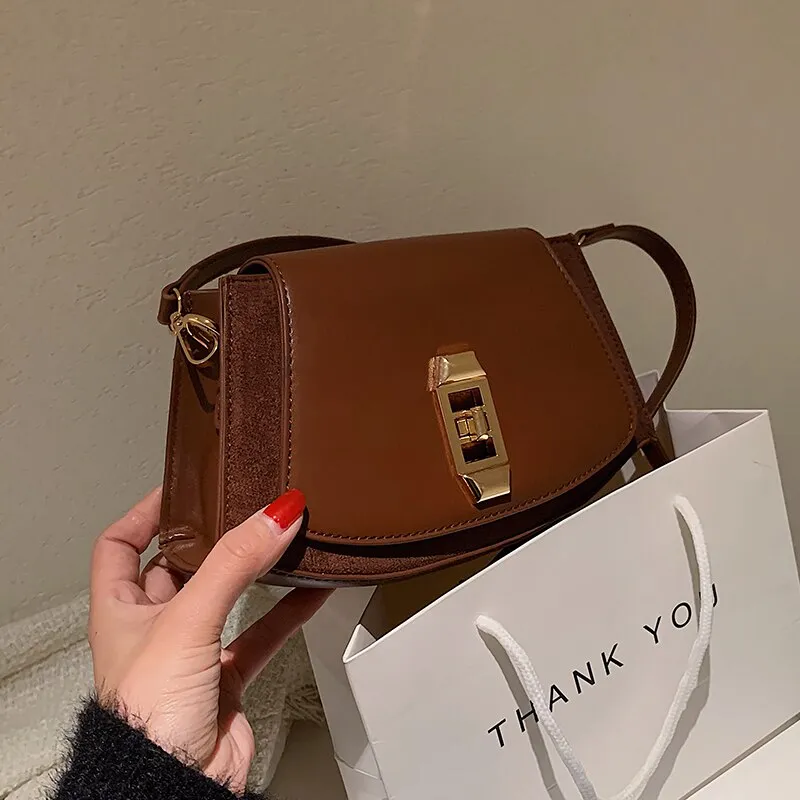 Christmas Gift Autumn/winter Hot-selling Houndstooth Bag 2021 New Female Bag French Niche Design Messenger Bag Premium Shoulder Bag