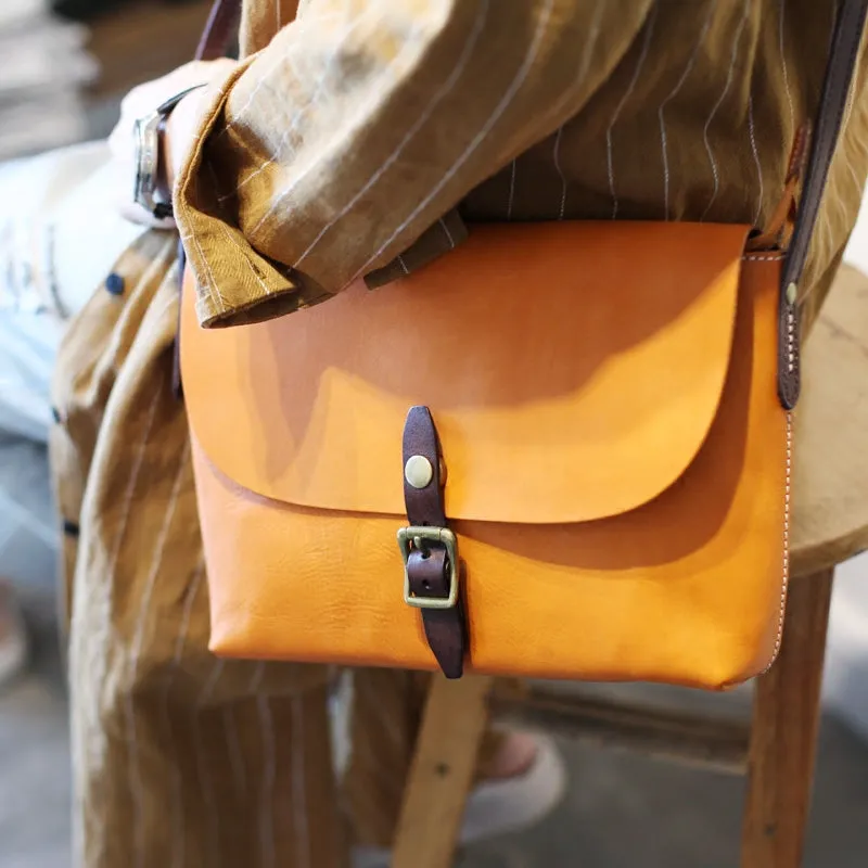 Classic Womens Green Leather Satchel Bag Crossbody Bags Shoulder Bag