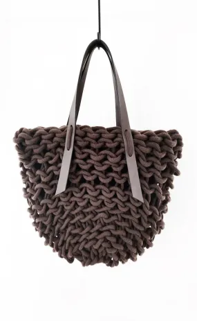 Erica  Woven Bag, Brown