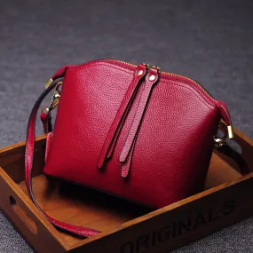 Genuine Leather Women's Small Shoulder Crossbody Bag