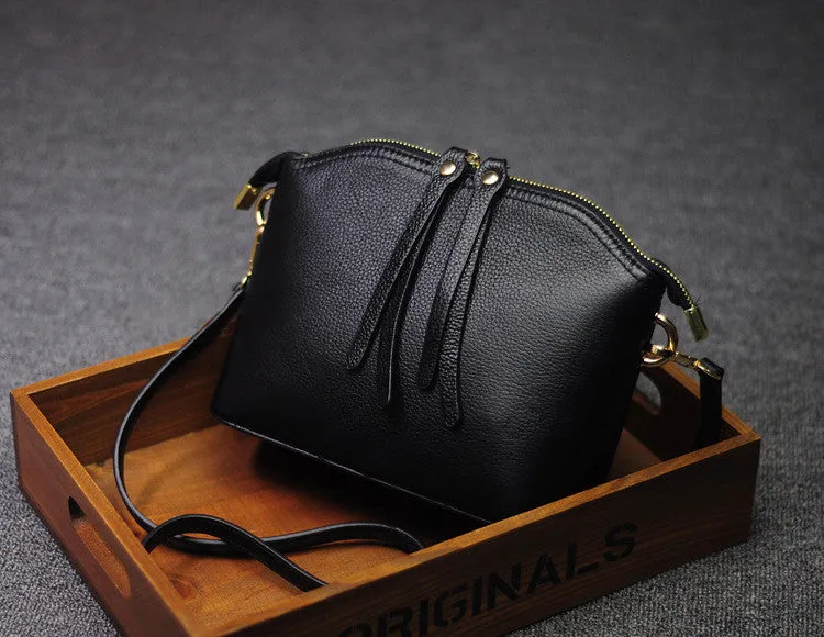 Genuine Leather Women's Small Shoulder Crossbody Bag