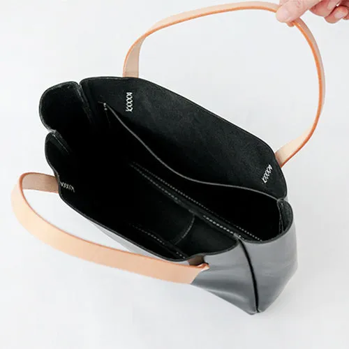Handmade Womens Black Leather Handbags Leather Tote Bag Purse