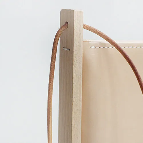 Handmade Wood Genuine Leather Tote Bag Handbag Shoulder bag Purse Women