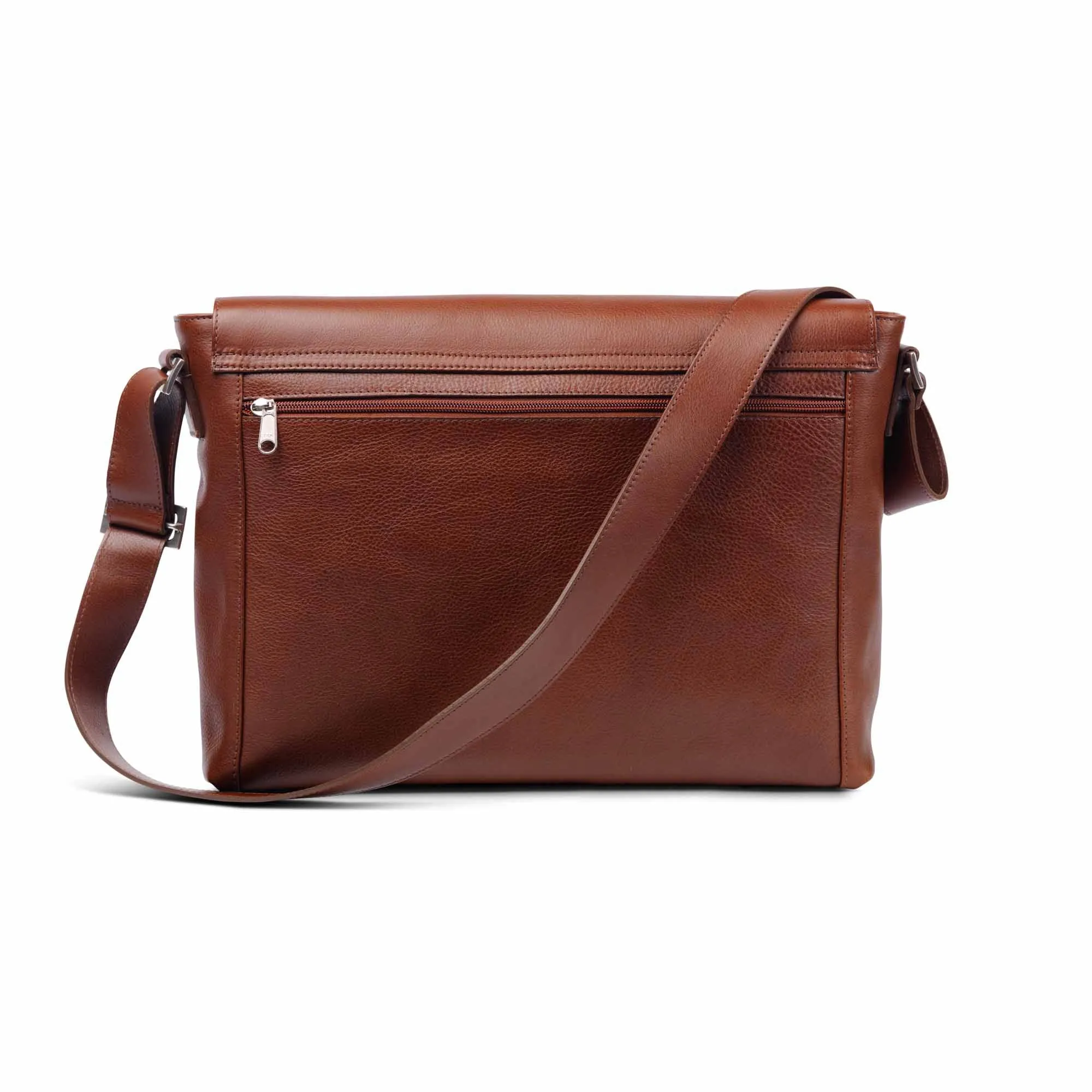 Holden Laptop Messenger Bag - Chestnut