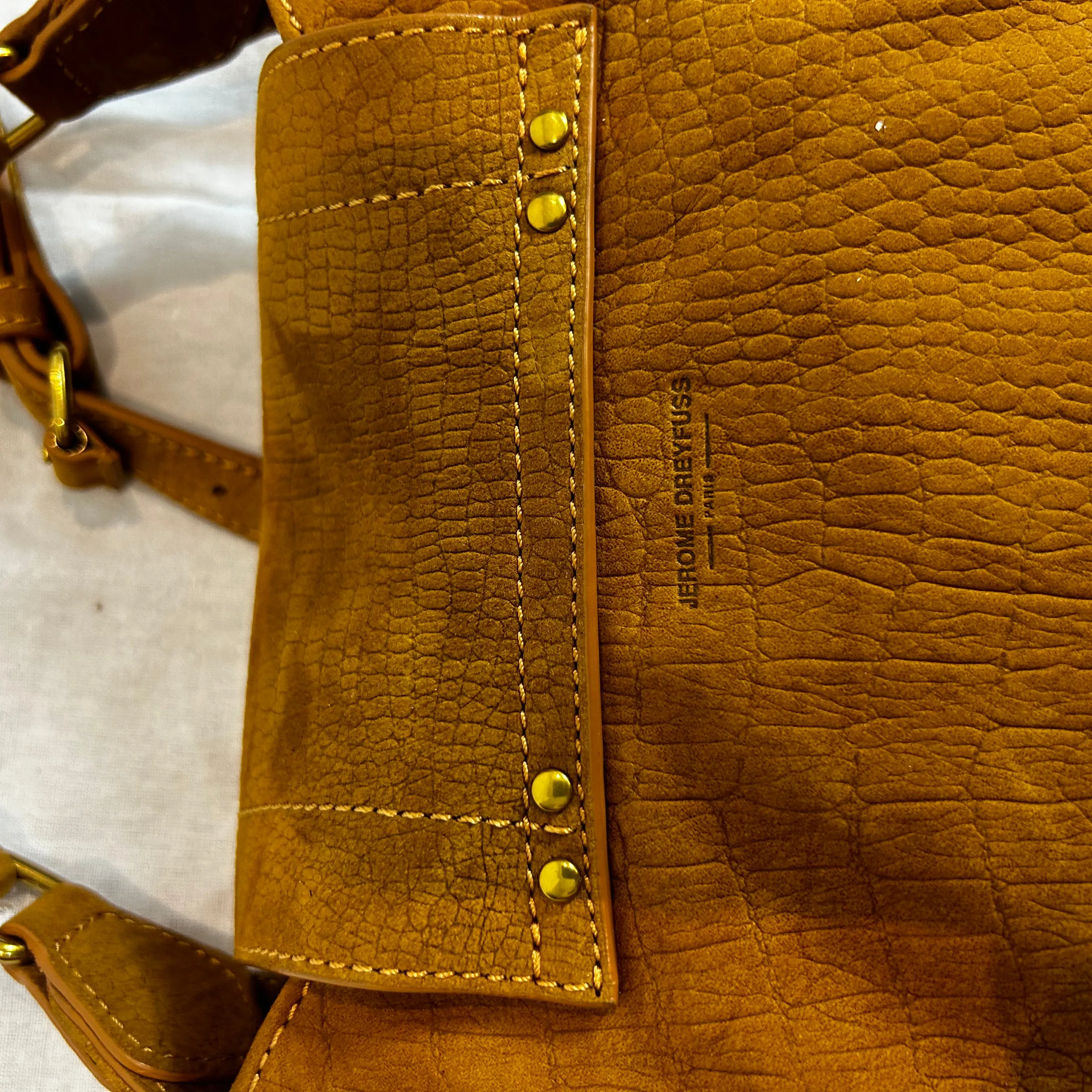Jerome Dreyfuss Brand New £600 Small Mustard Helmut Shoulderbag