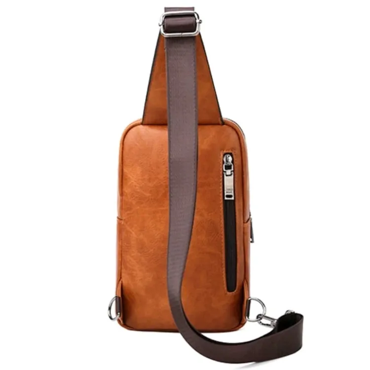 Men's Leather Crossbody Bag