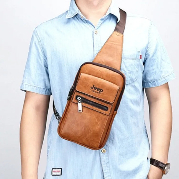 Men's Leather Crossbody Bag