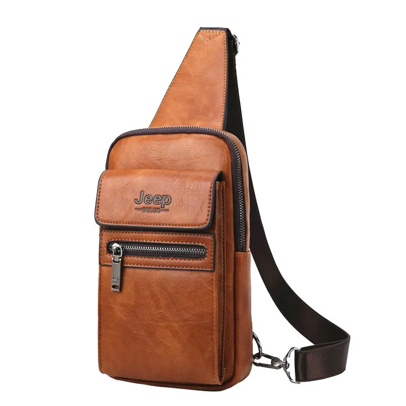 Men's Leather Crossbody Bag