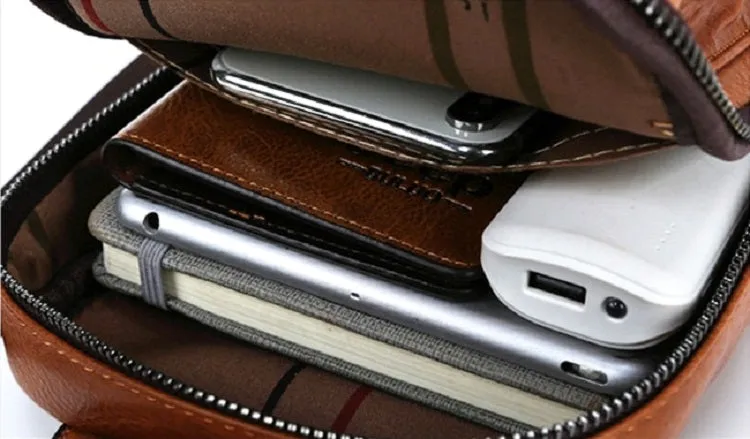 Men's Leather Crossbody Bag