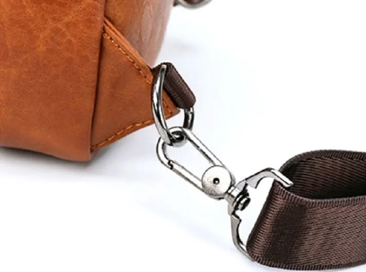 Men's Leather Crossbody Bag