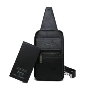 Men's Leather Crossbody Bag