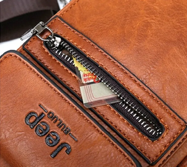 Men's Leather Crossbody Bag