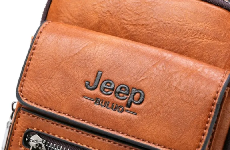 Men's Leather Crossbody Bag