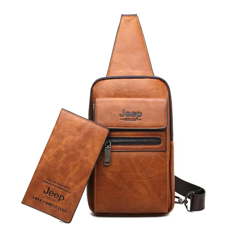 Men's Leather Crossbody Bag