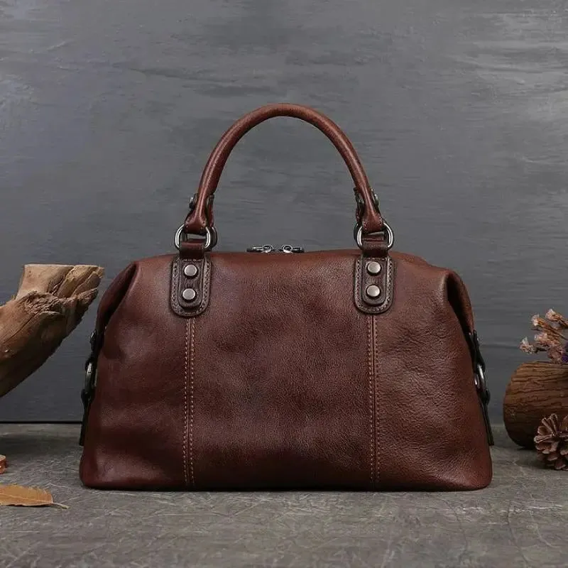 Motaora Retro Handmade Women Luxury Handbags