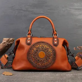 Motaora Retro Handmade Women Luxury Handbags