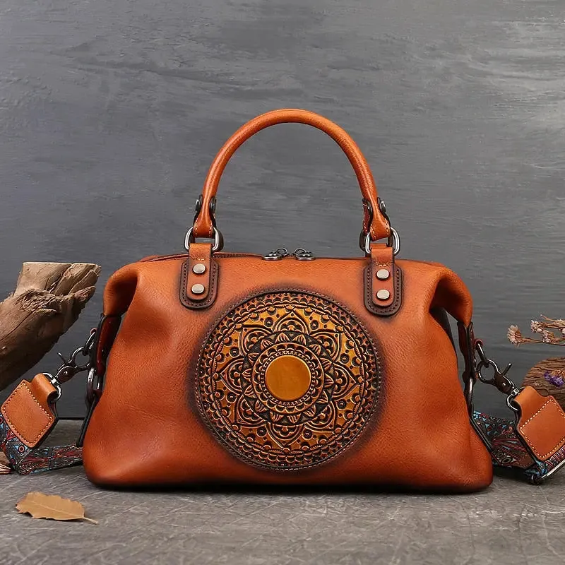 Motaora Retro Handmade Women Luxury Handbags