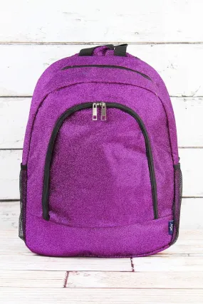 NGIL Purple Glitz & Glam Large Backpack