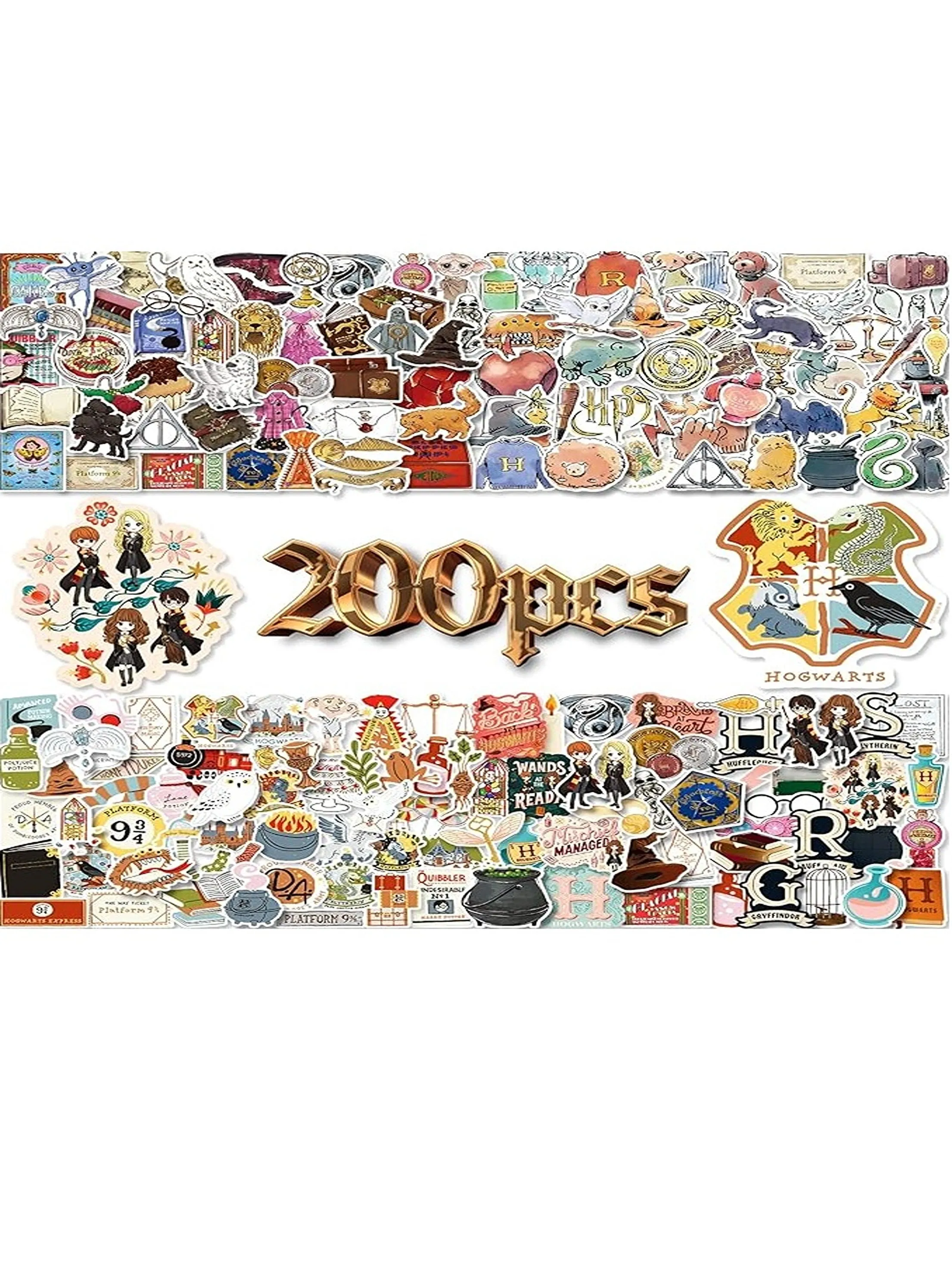 Pack Of 200 Harry Potter Stickers