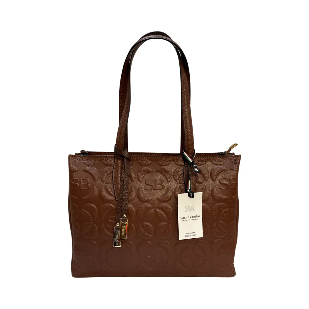 Sara Burglar Large Leather Shoulder Bag