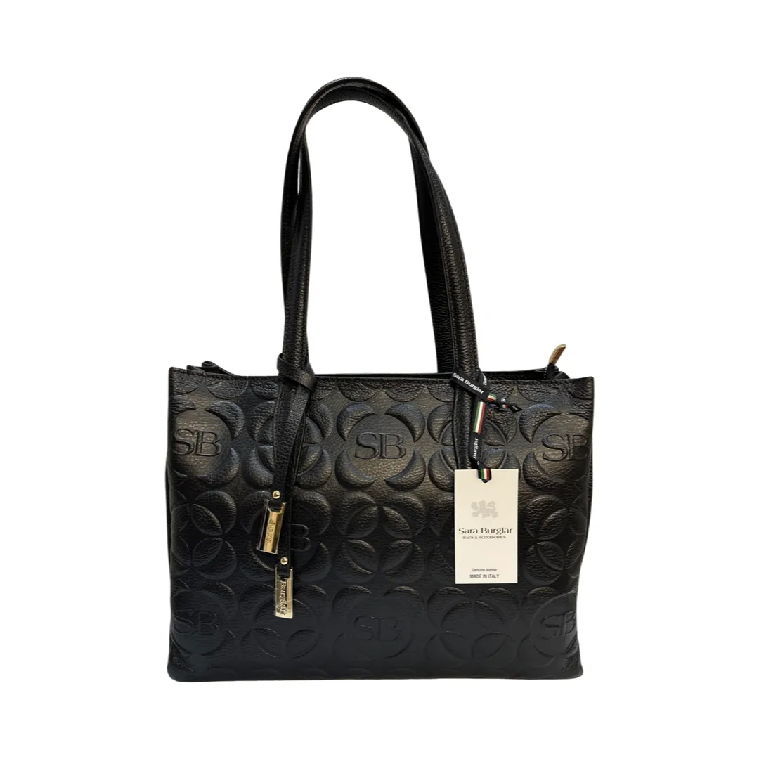 Sara Burglar Large Leather Shoulder Bag
