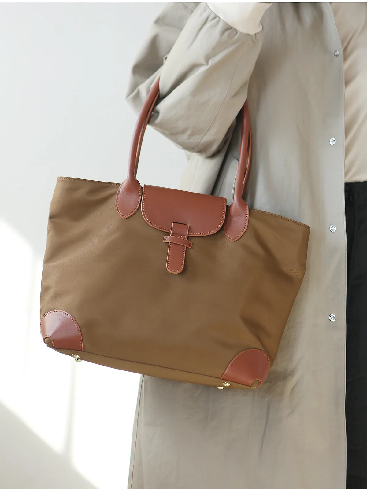 Stylish Womens Nylon Handbags Nylon Tote Bags For Women