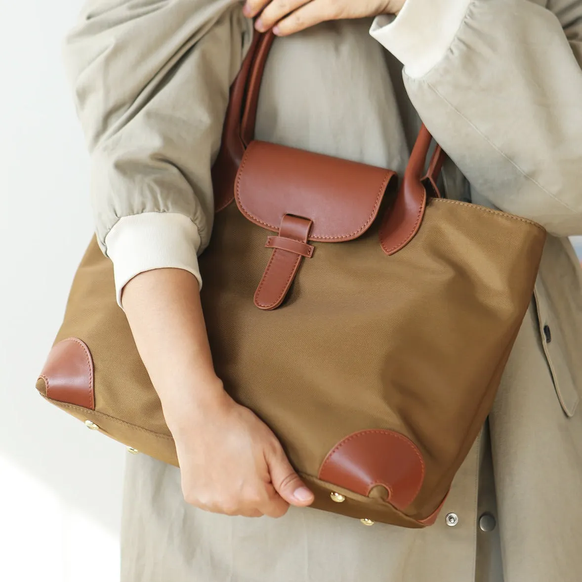 Stylish Womens Nylon Handbags Nylon Tote Bags For Women