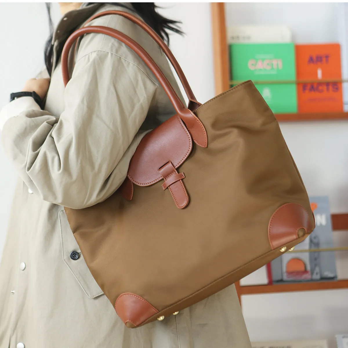Stylish Womens Nylon Handbags Nylon Tote Bags For Women