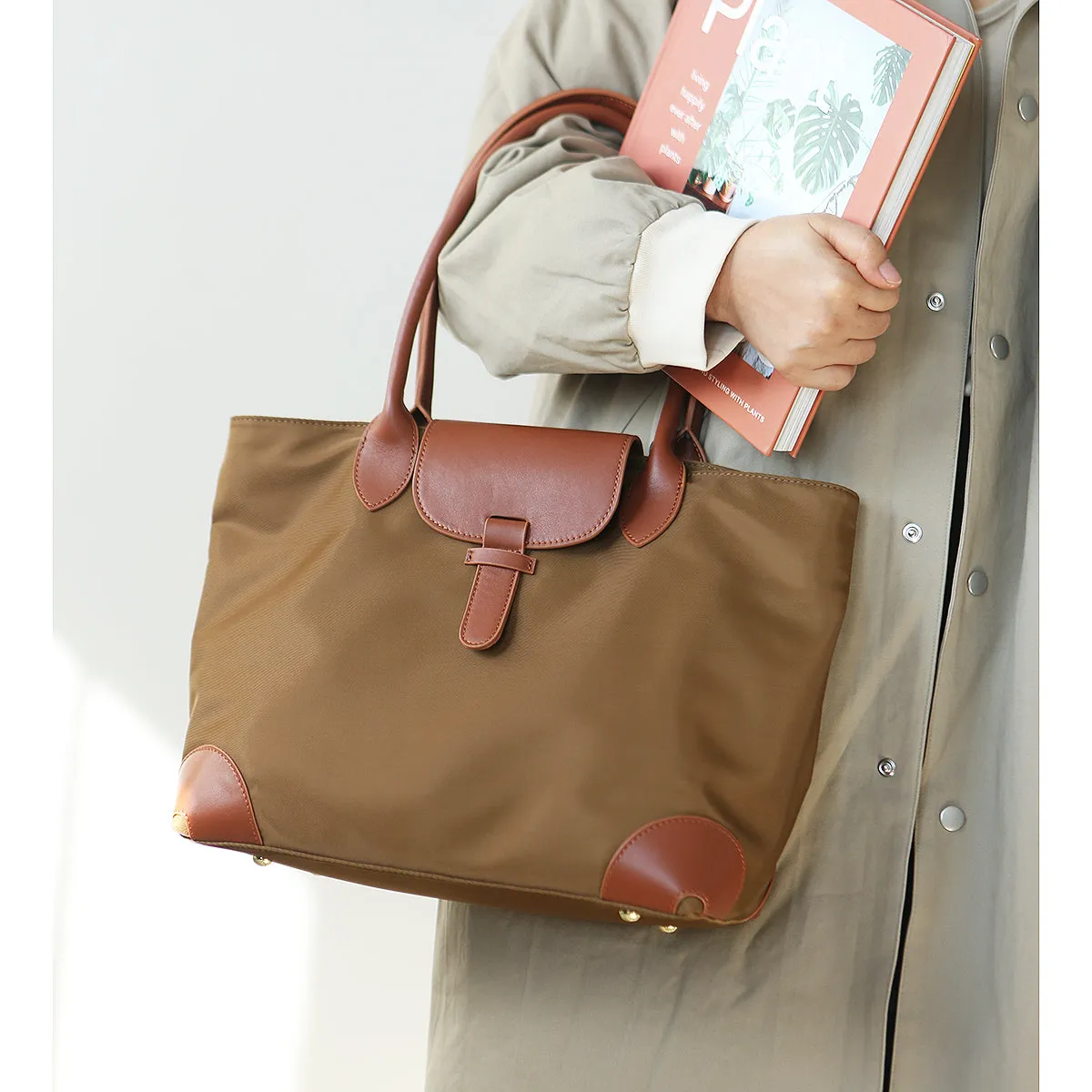 Stylish Womens Nylon Handbags Nylon Tote Bags For Women