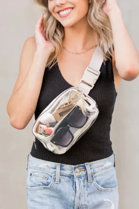 Trendy Clear Stadium Belt Bag for Easy Access and Style