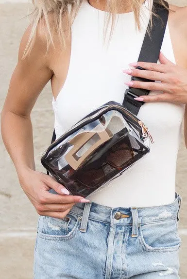 Trendy Clear Stadium Belt Bag for Easy Access and Style