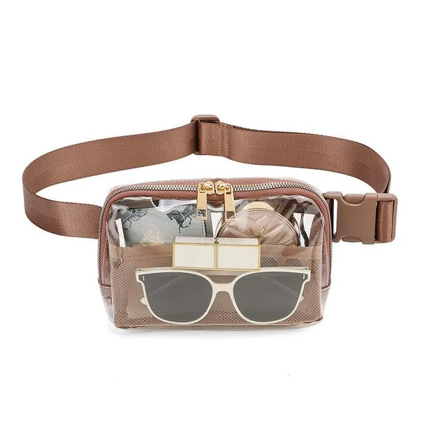 Trendy Clear Stadium Belt Bag for Easy Access and Style
