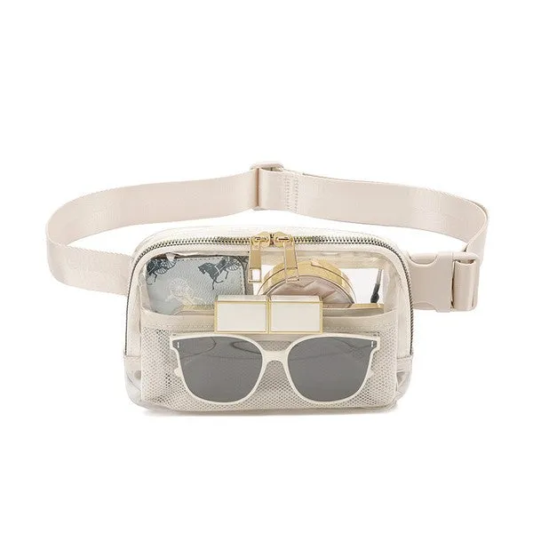 Trendy Clear Stadium Belt Bag for Easy Access and Style