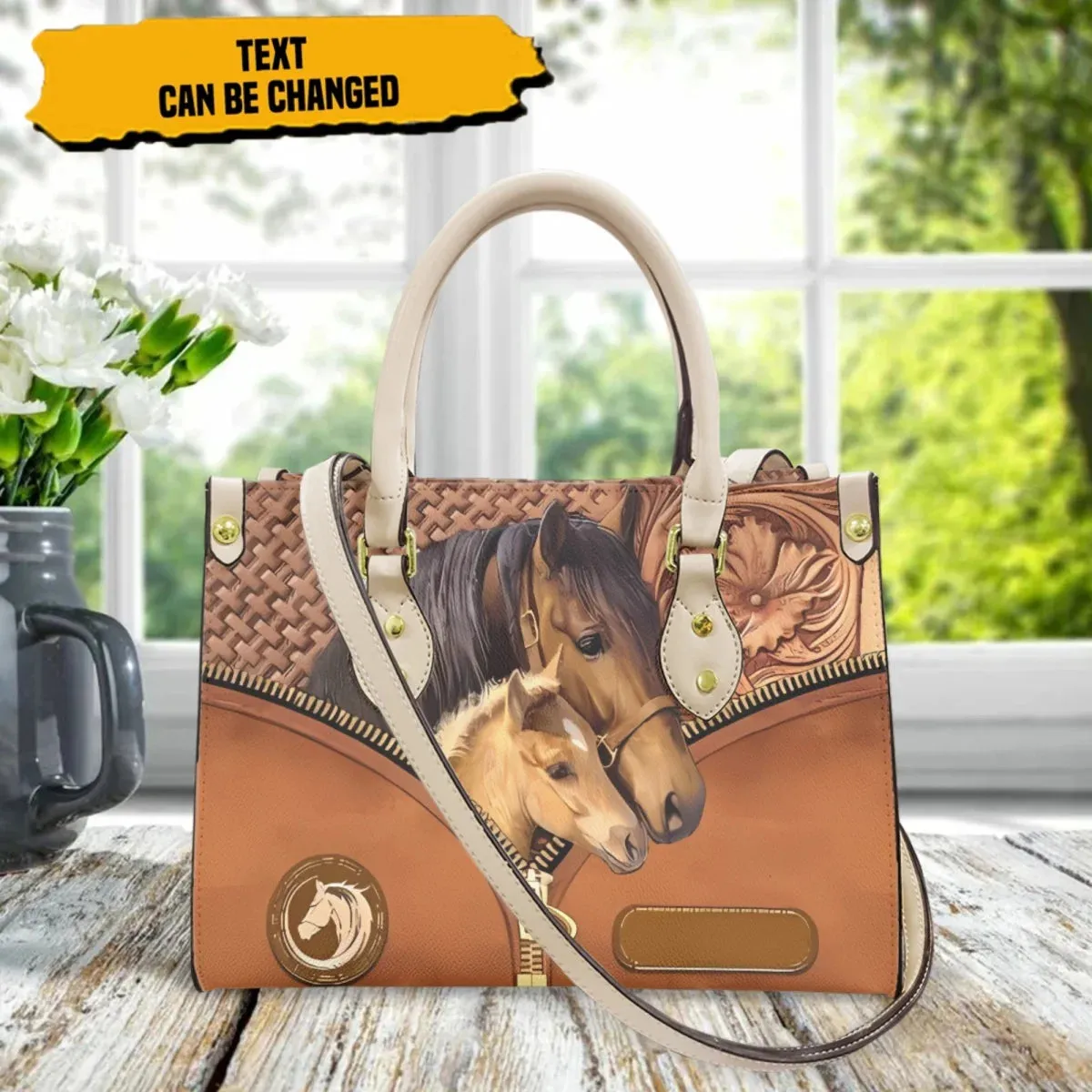 Tribal Horse Print Luxury Handbag Women Shoulder Bag Vintage Crossbody Bags