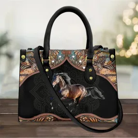 Tribal Horse Print Luxury Handbag Women Shoulder Bag Vintage Crossbody Bags
