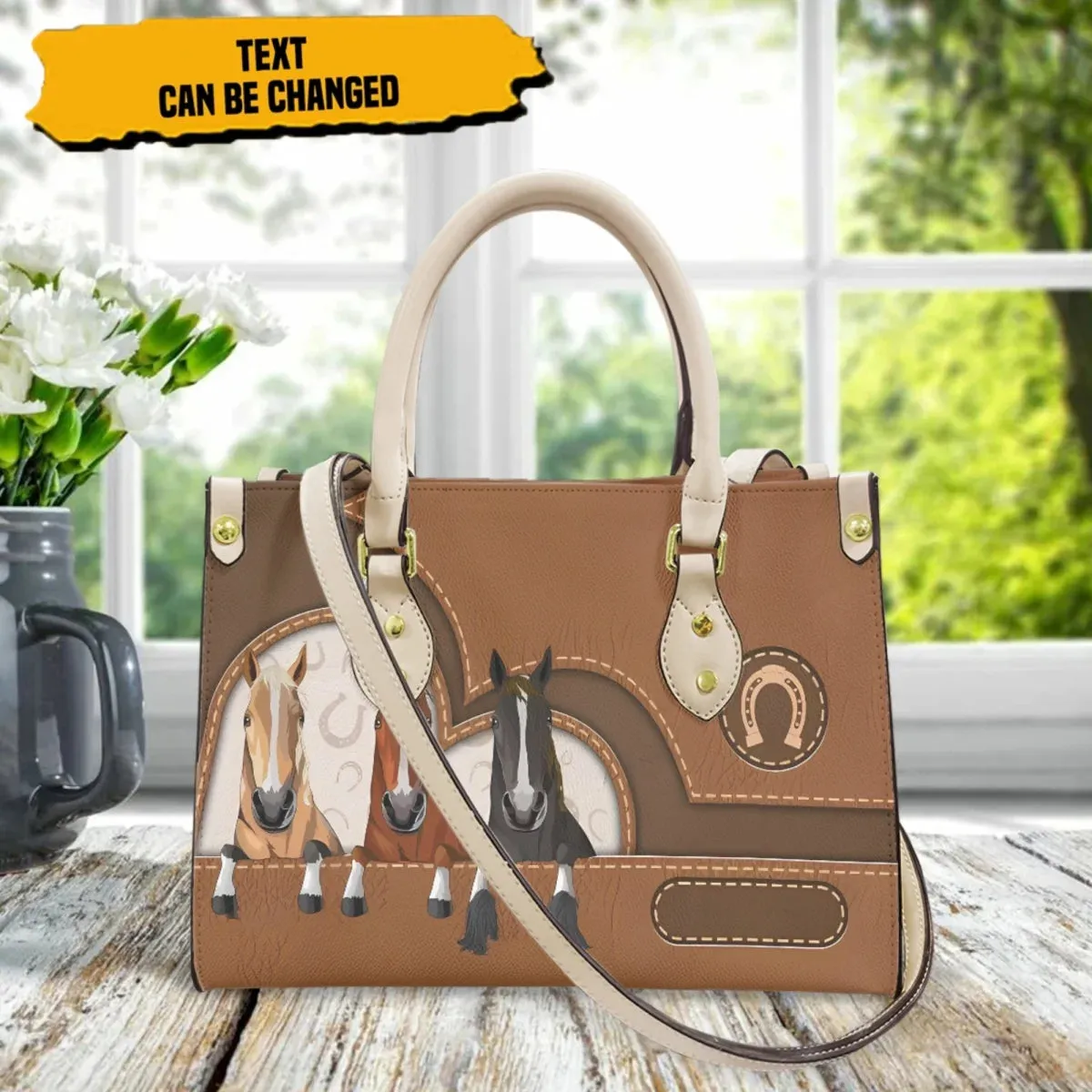 Tribal Horse Print Luxury Handbag Women Shoulder Bag Vintage Crossbody Bags