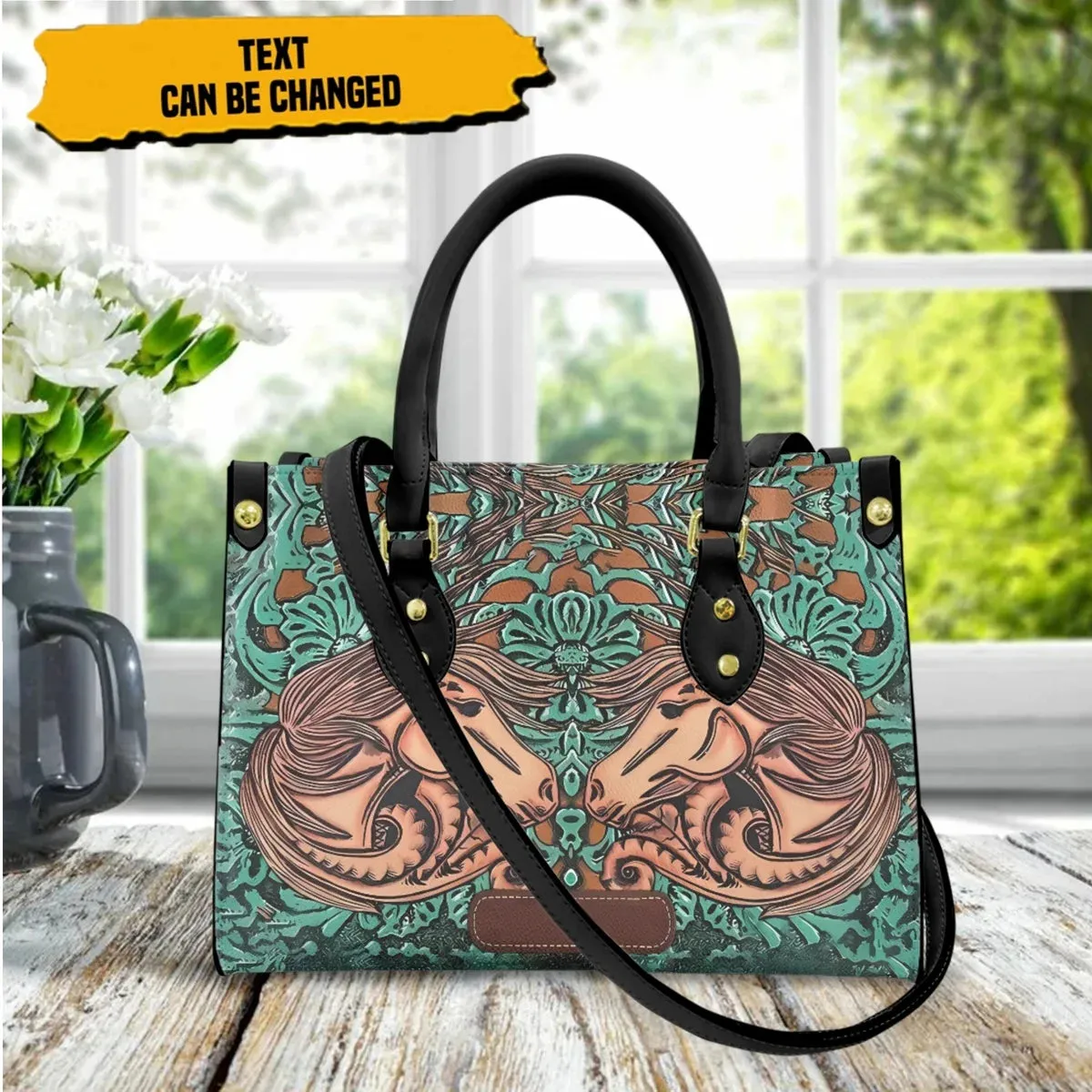Tribal Horse Print Luxury Handbag Women Shoulder Bag Vintage Crossbody Bags