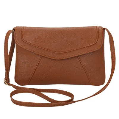 Vintage Casual PU Leather Crossbody Bag